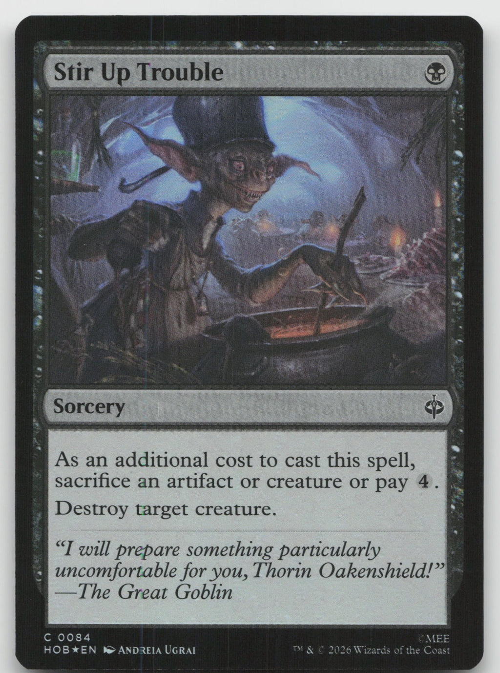 Stir Up Trouble C Foil The Hobbit 84 NM