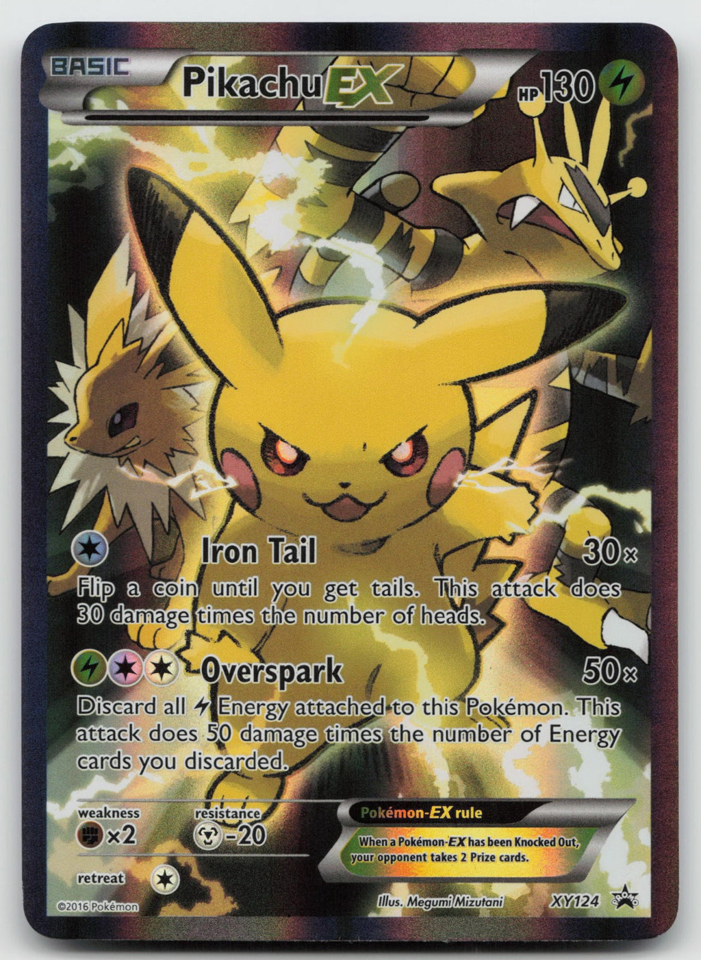 Pikachu EX Holo Promo XY XY124 VLP