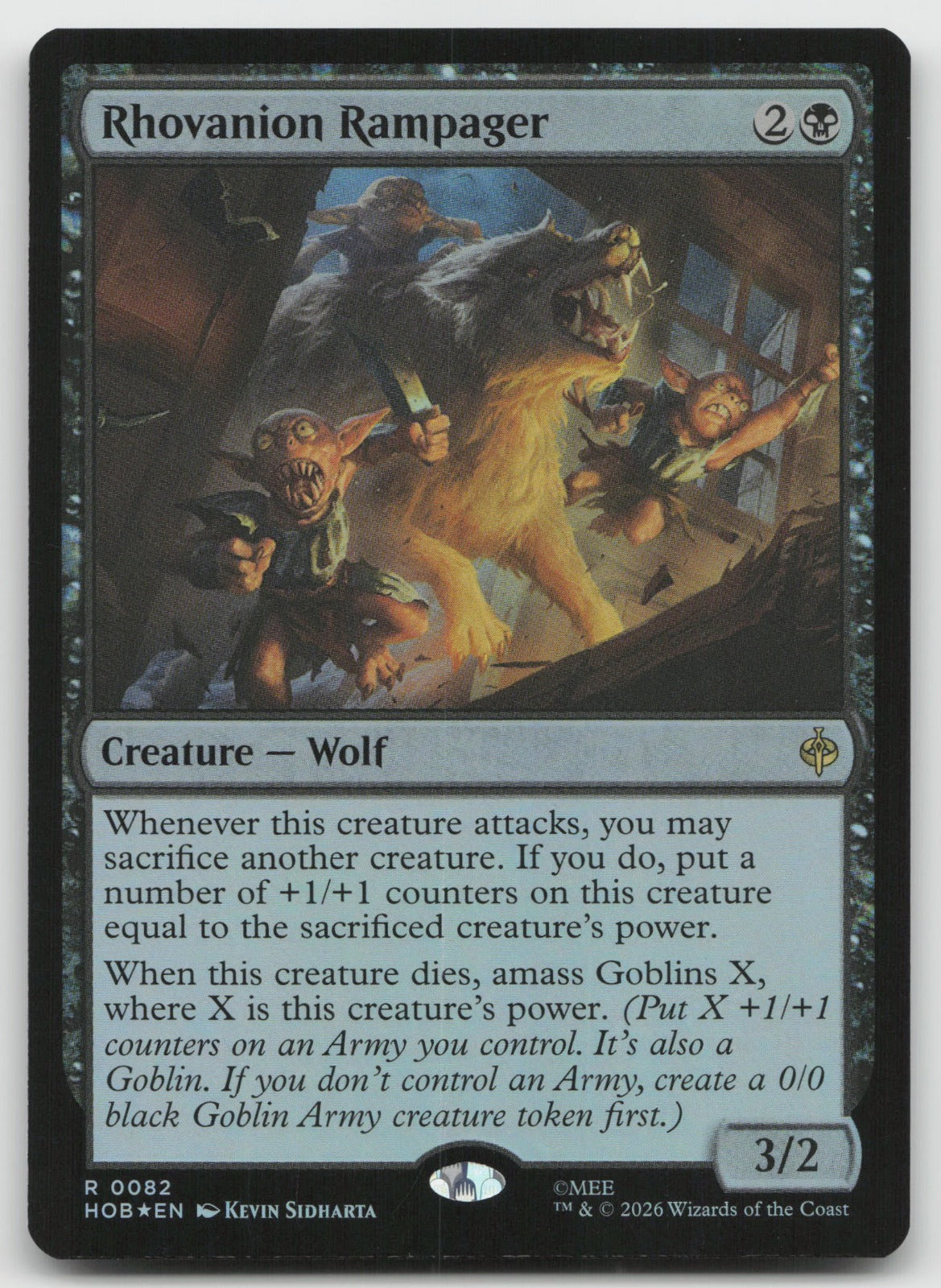 Rhovanion Rampager Foil R The Hobbit 82 NM