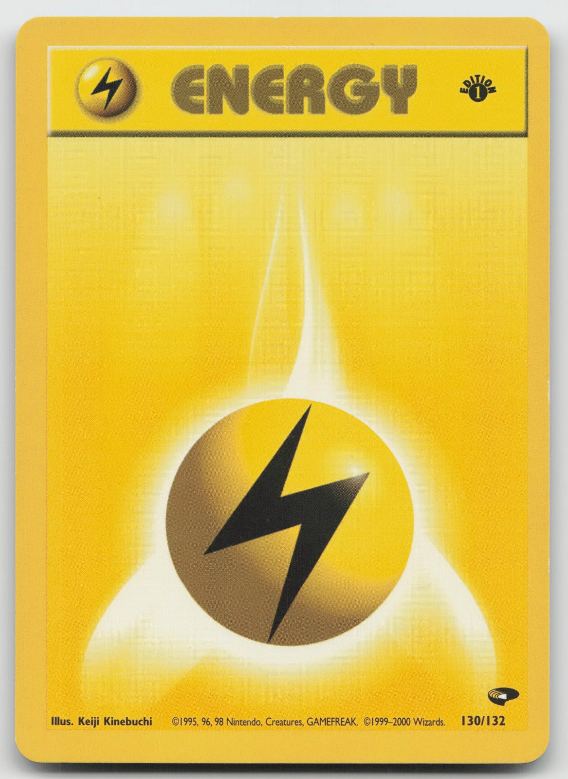 Lightning Energy Common 1st Edition Gym Challenge 130/132 VLP