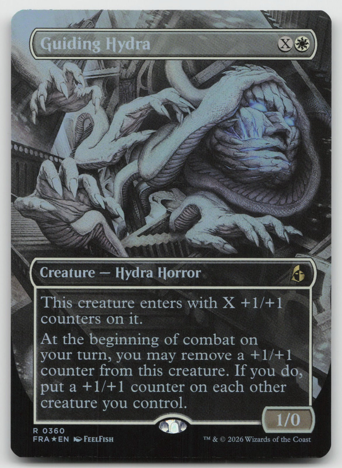 Guiding Hydra (Borderless) R Foil Reality Fracture 360 NM