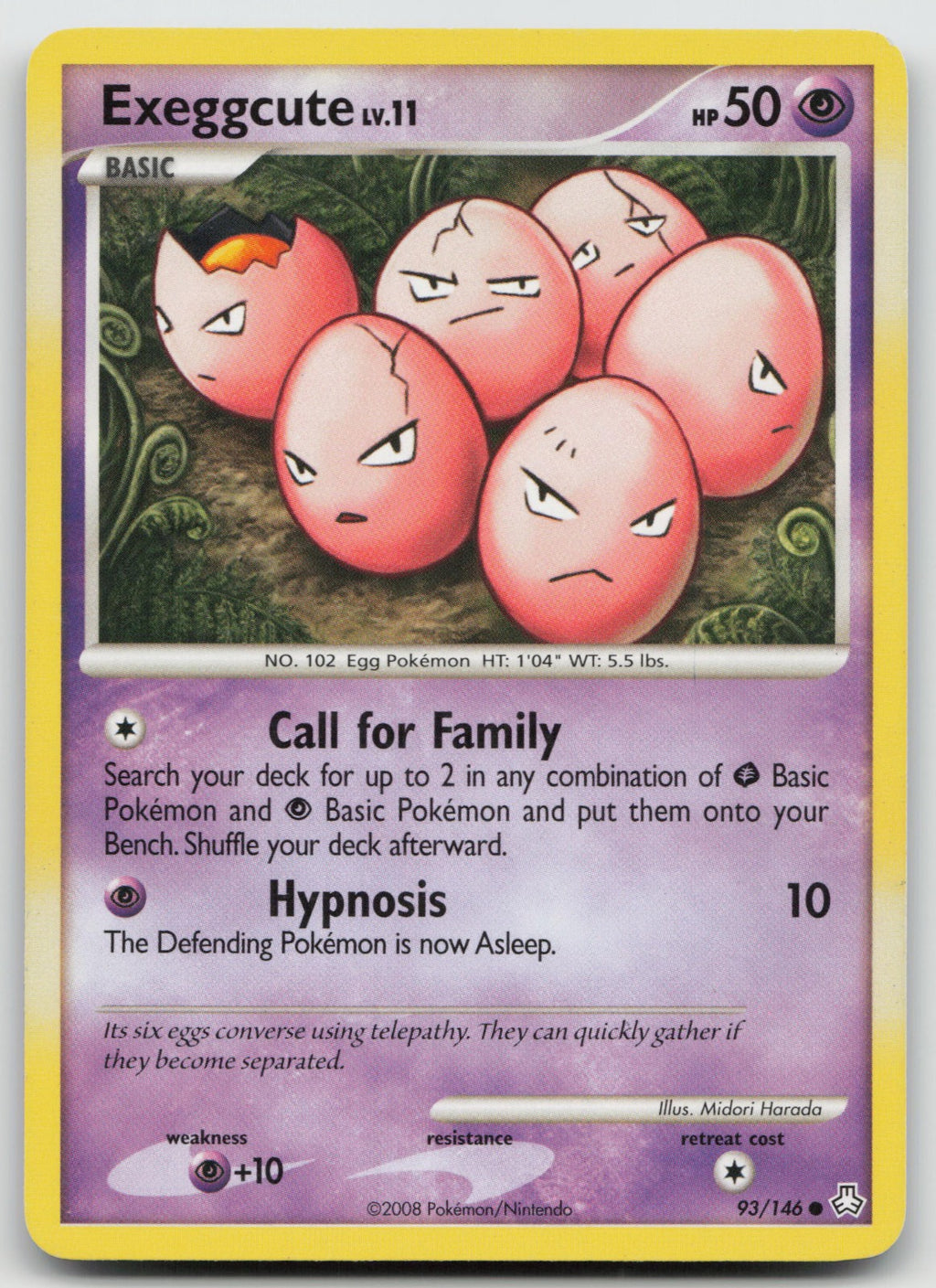 Exeggcute Common Legends Awakened 93/146 LP