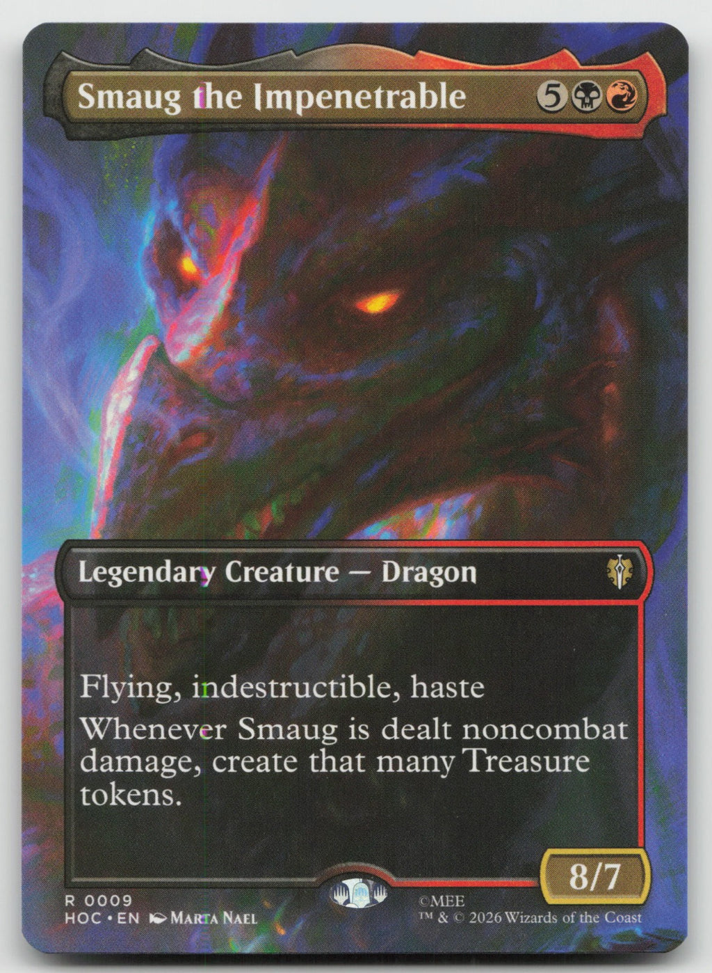 Smaug the Impenetrable (Borderless) R The Hobbit: Eternal-Legal 9 NM