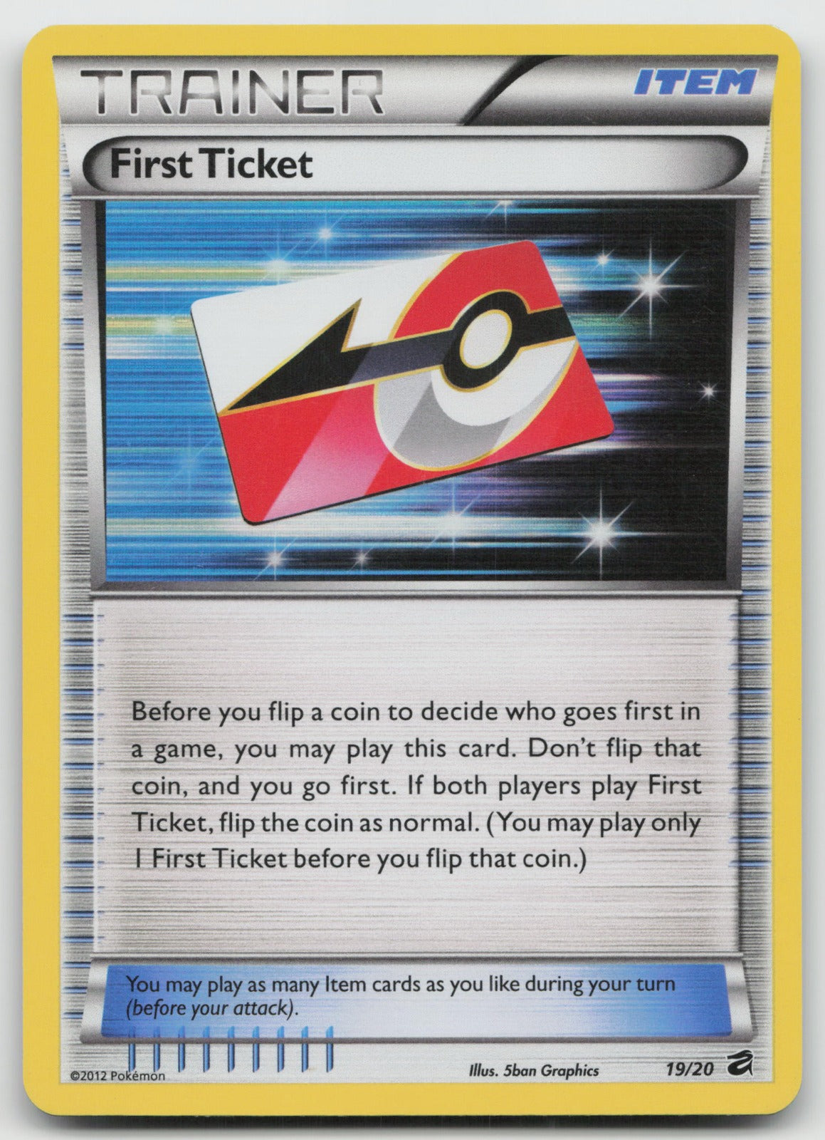 First Ticket Holo Rare Dragon Vault 19/20 NM