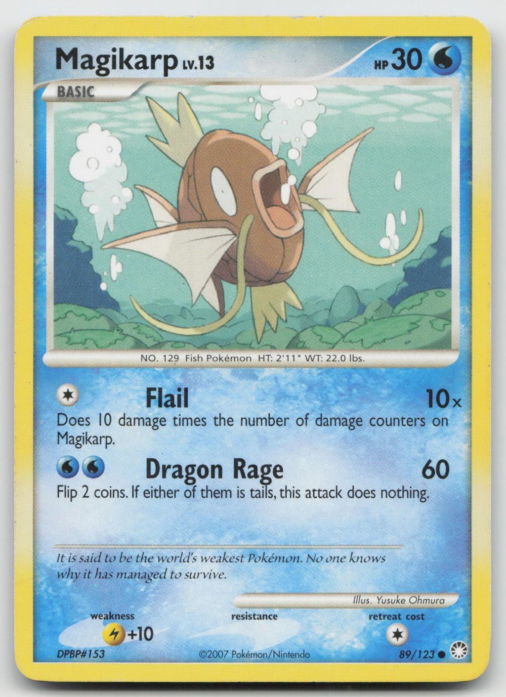 Magikarp Common Mysterious Treasures 89/123 HP