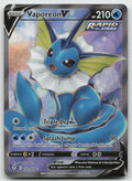 Vaporeon V (Full Art) Ultra Rare Holo SWSH07: Evolving Skies 172/203 NM
