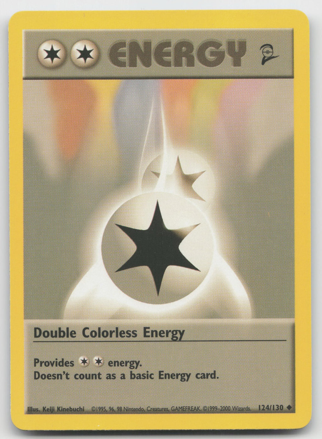 Double Colorless Energy Uncommon Base Set 2 124/130 NM