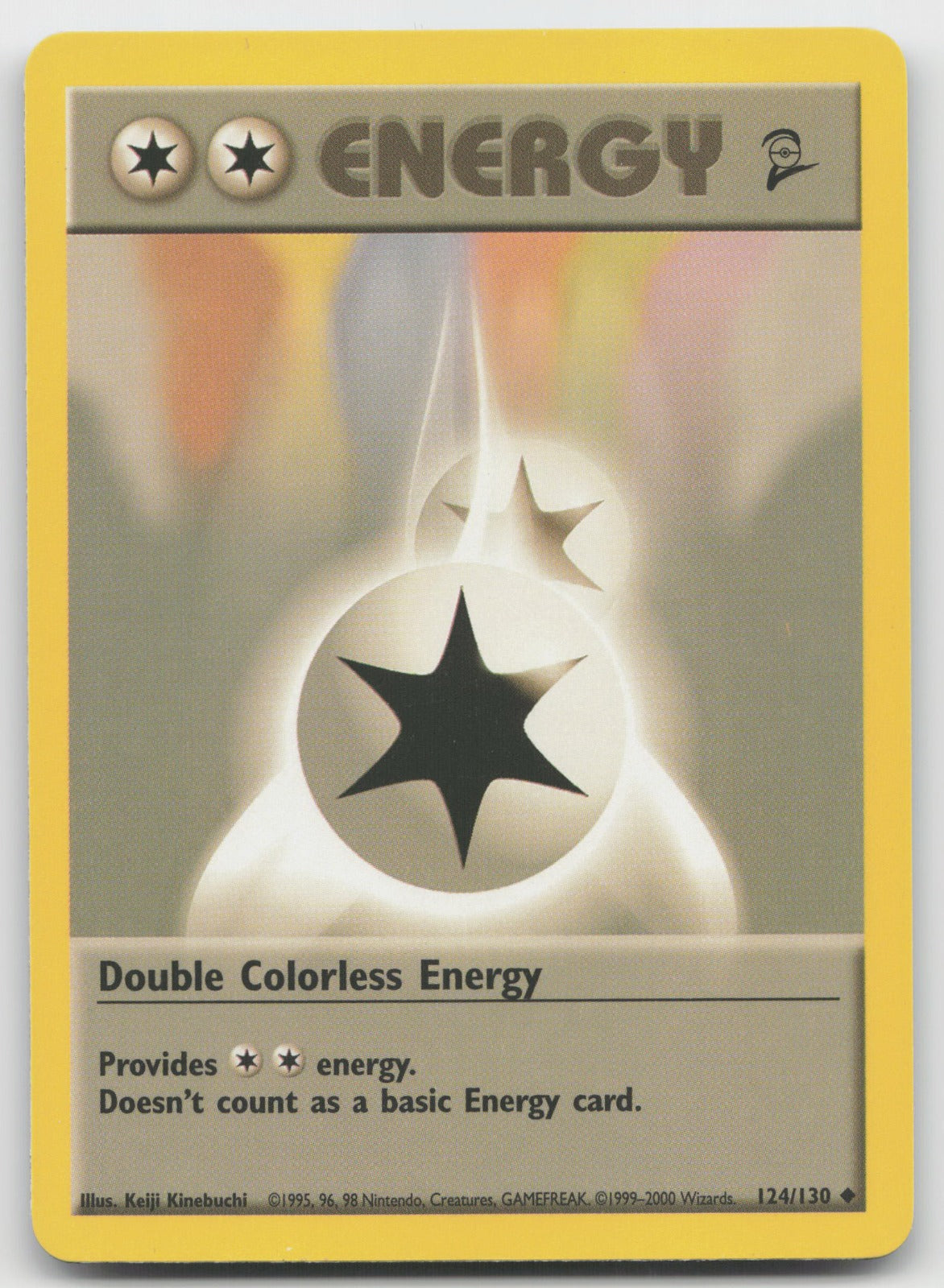 Double Colorless Energy Uncommon Base Set 2 124/130 NM