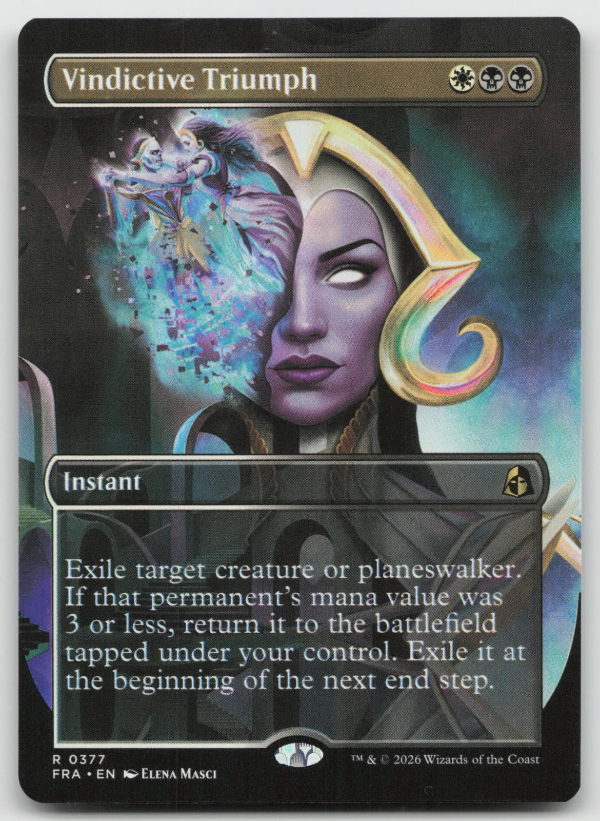 Vindictive Triumph (Borderless) R Reality Fracture 377 NM