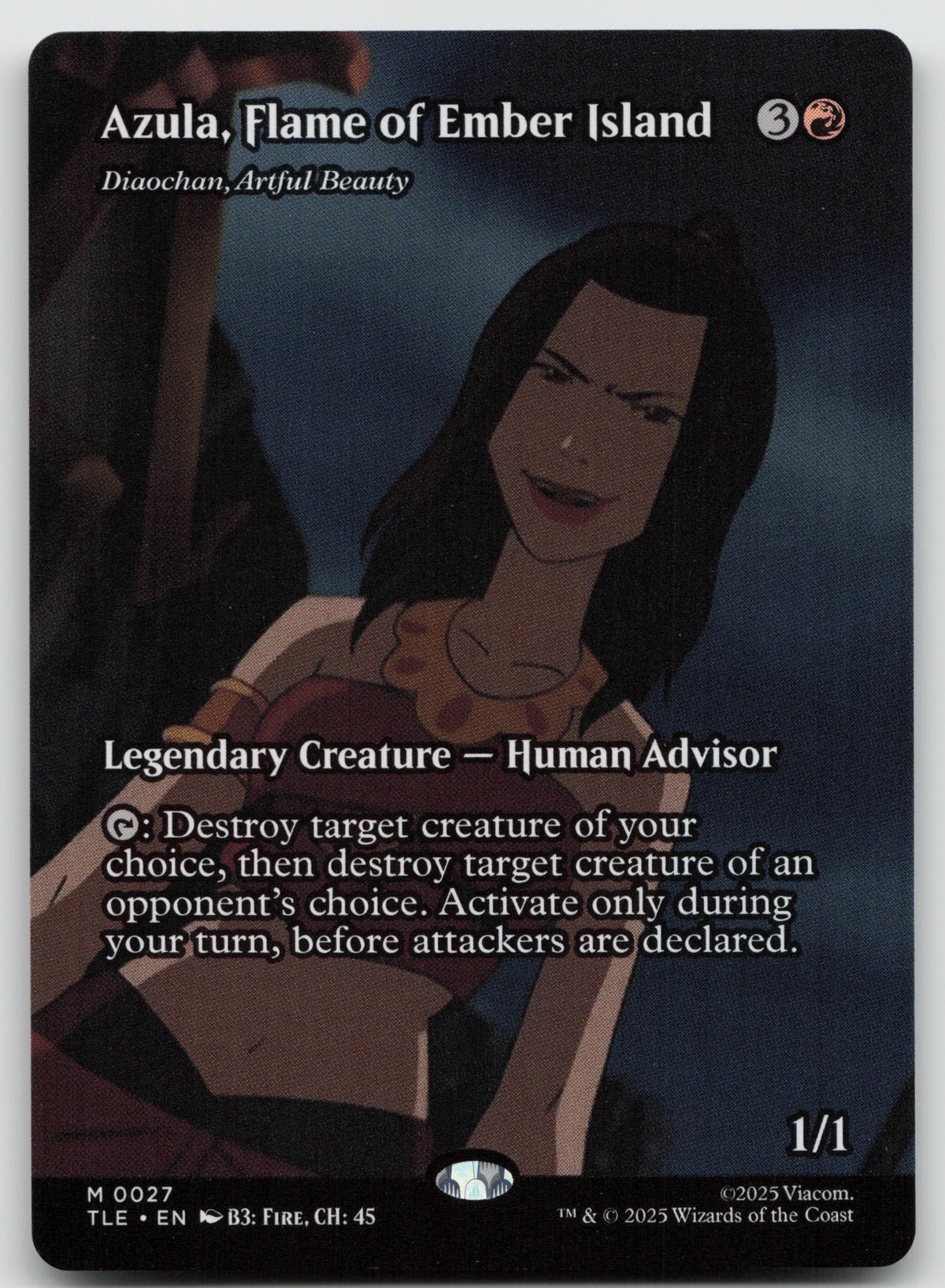 Azula, Flame of Ember Island - Diaochan, Artful Beauty (Borderless) M 0027