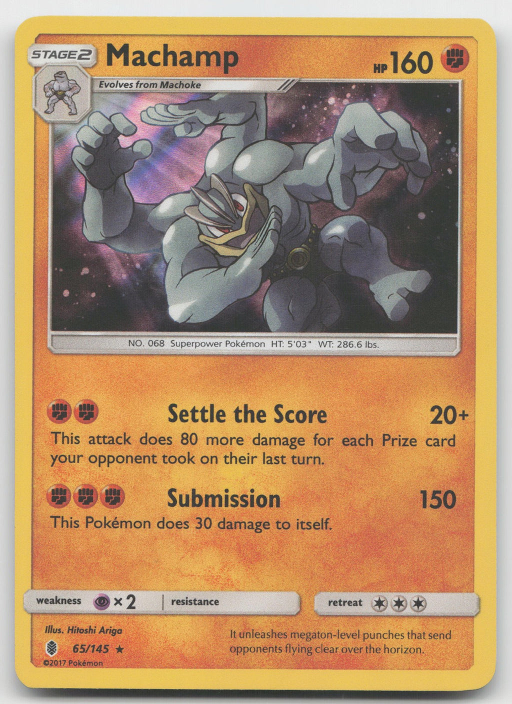 Machamp Holo Rare SM - Guardians Rising 65/145 NM/VLP
