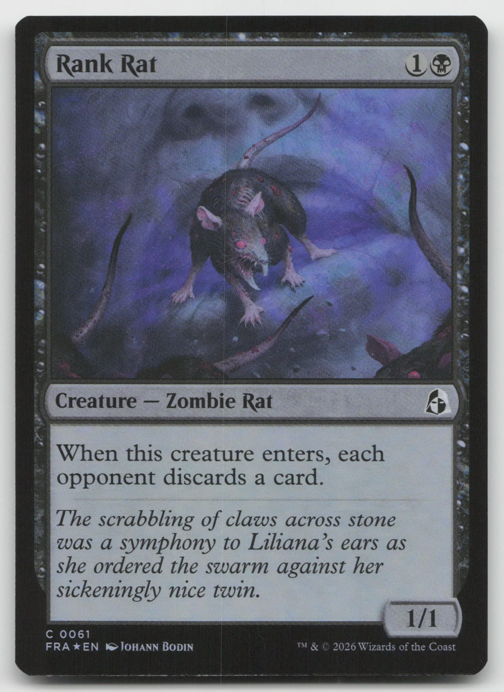 Rank Rat C Foil Reality Fracture 61 NM