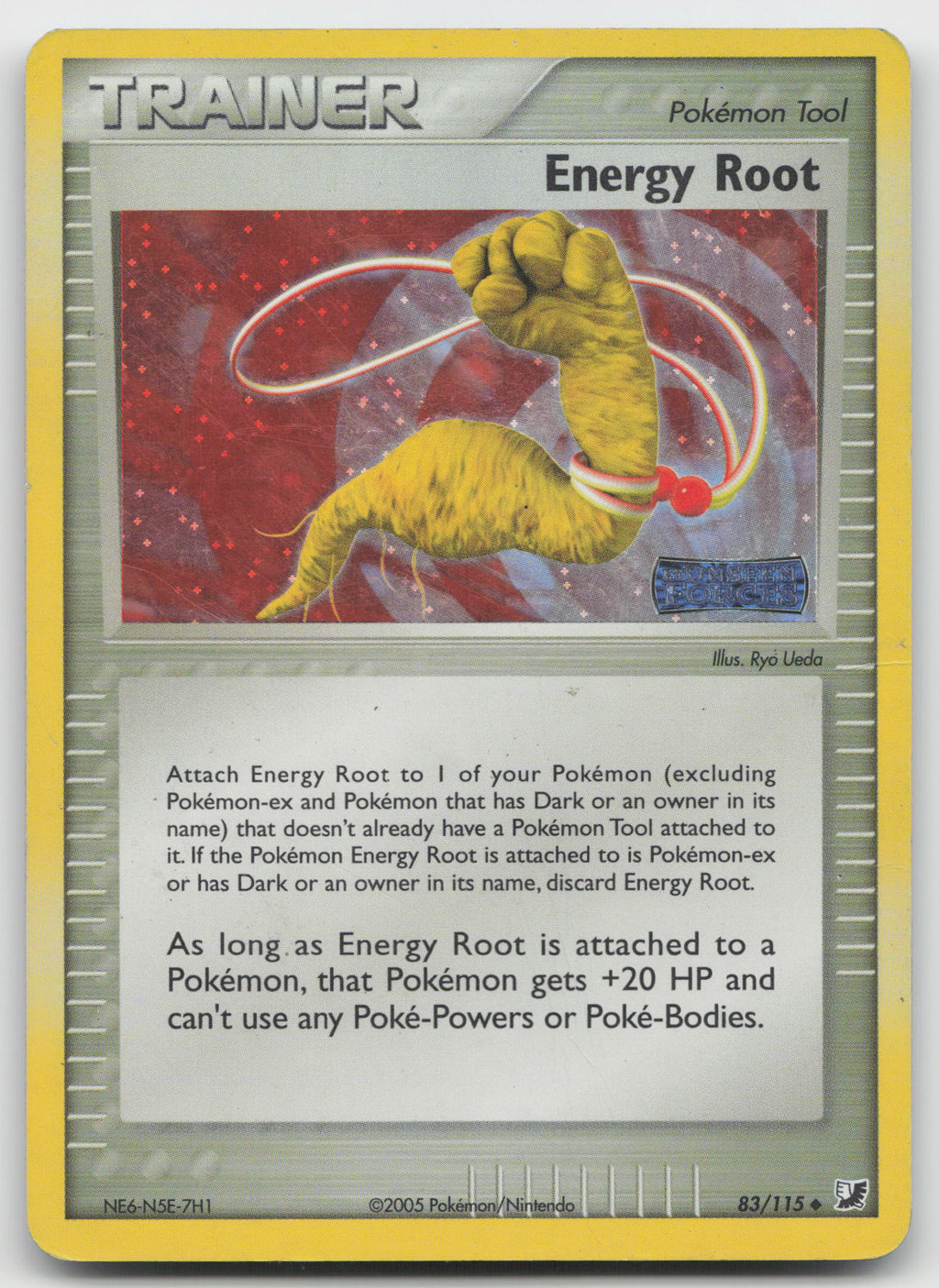 Energy Root Uncommon Reverse Holo Unseen Forces 83/115 DMG
