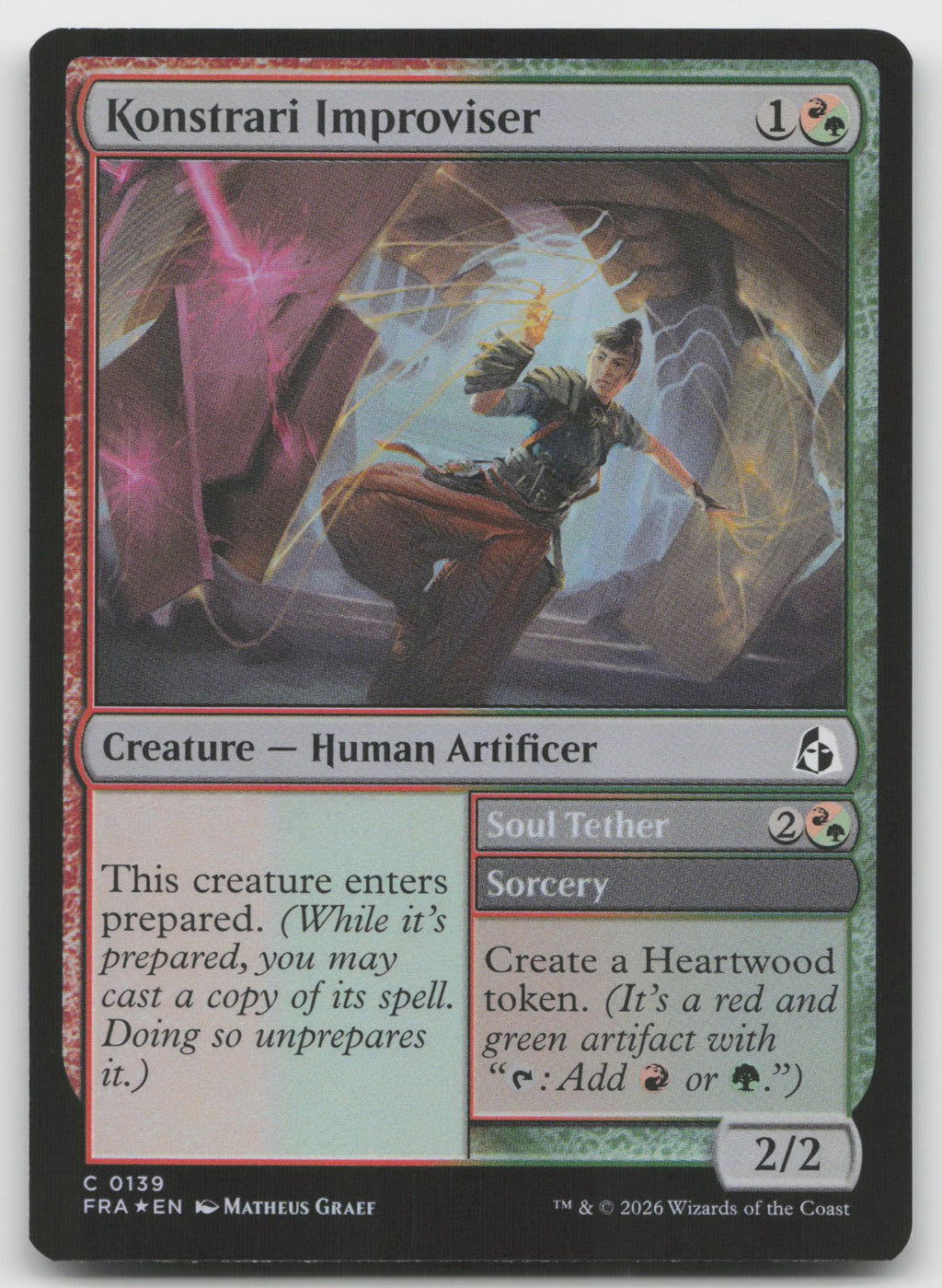 Konstrari Improviser C Foil Reality Fracture 139 NM