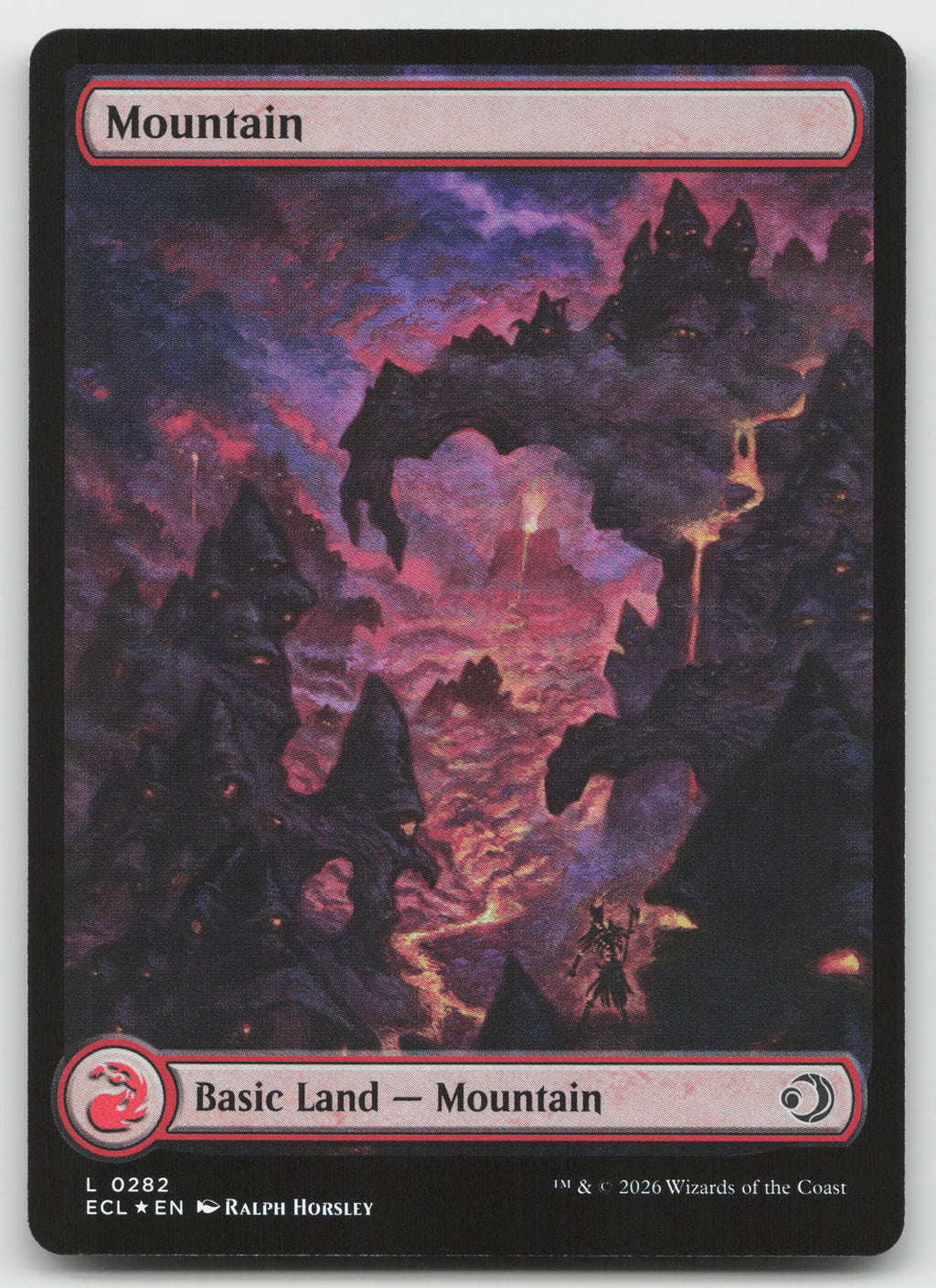 Mountain (0282) L Foil Lorwyn Eclipsed 282 NM