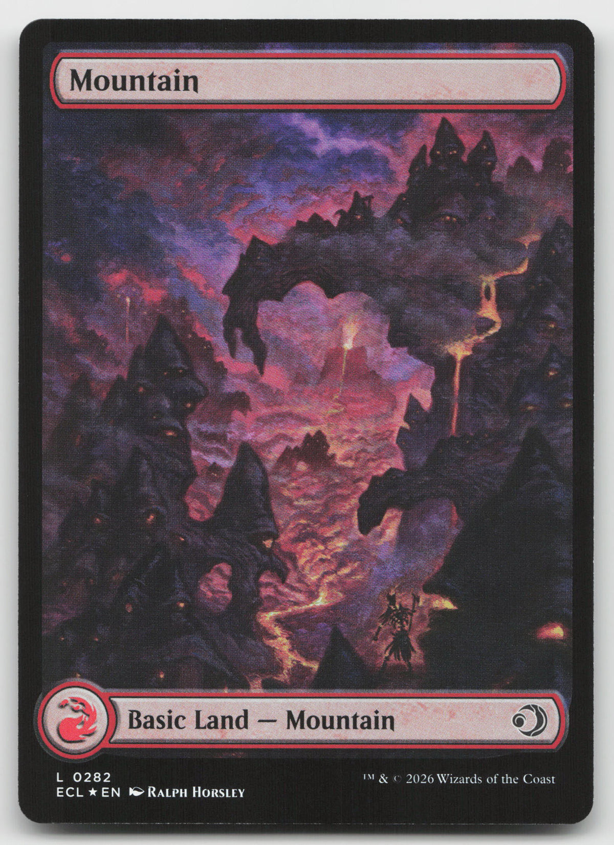Mountain (0282) L Foil Lorwyn Eclipsed 282 NM