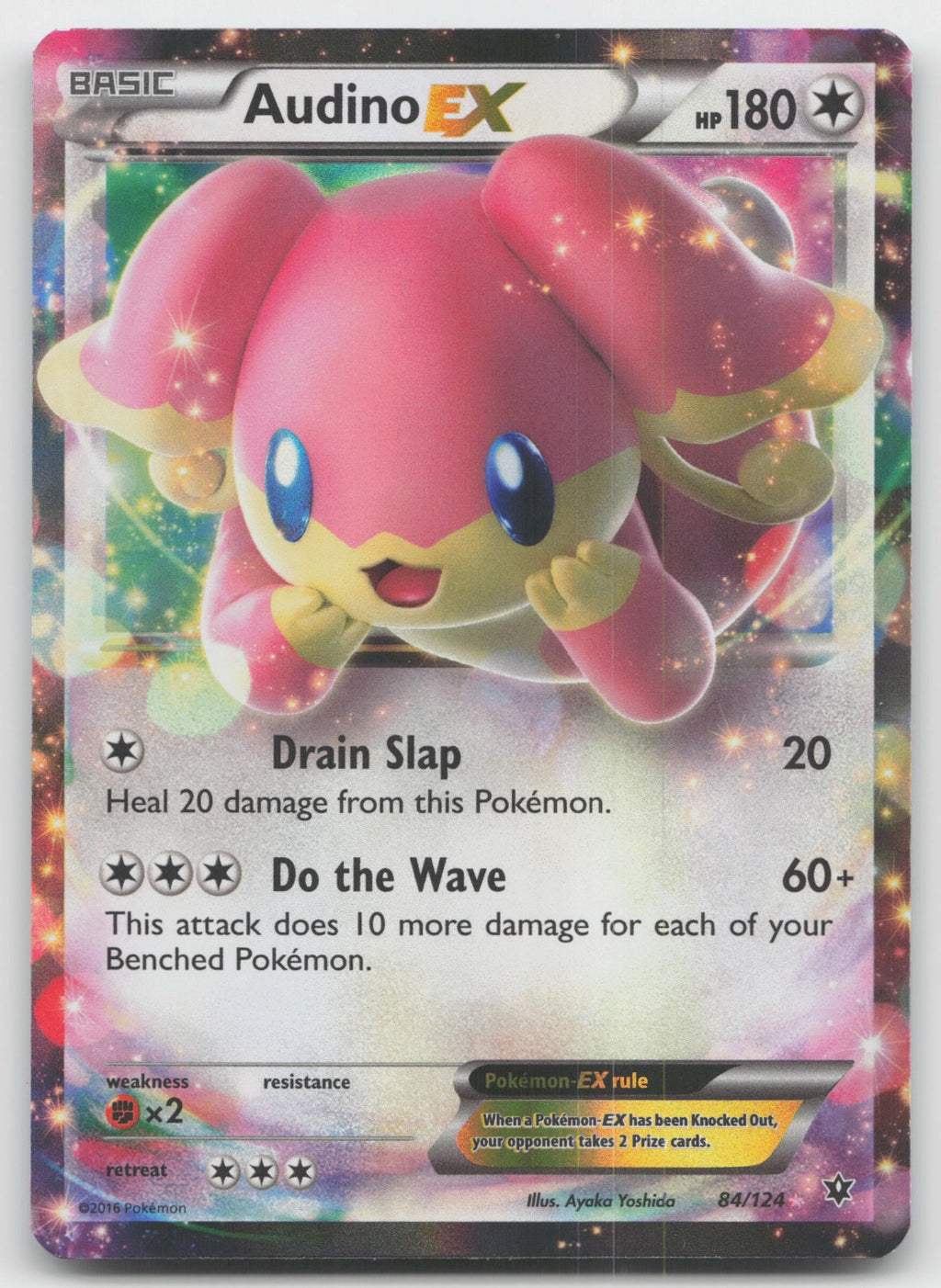 Audino EX Ultra Rare XY - Fates Collide 84/124 NM