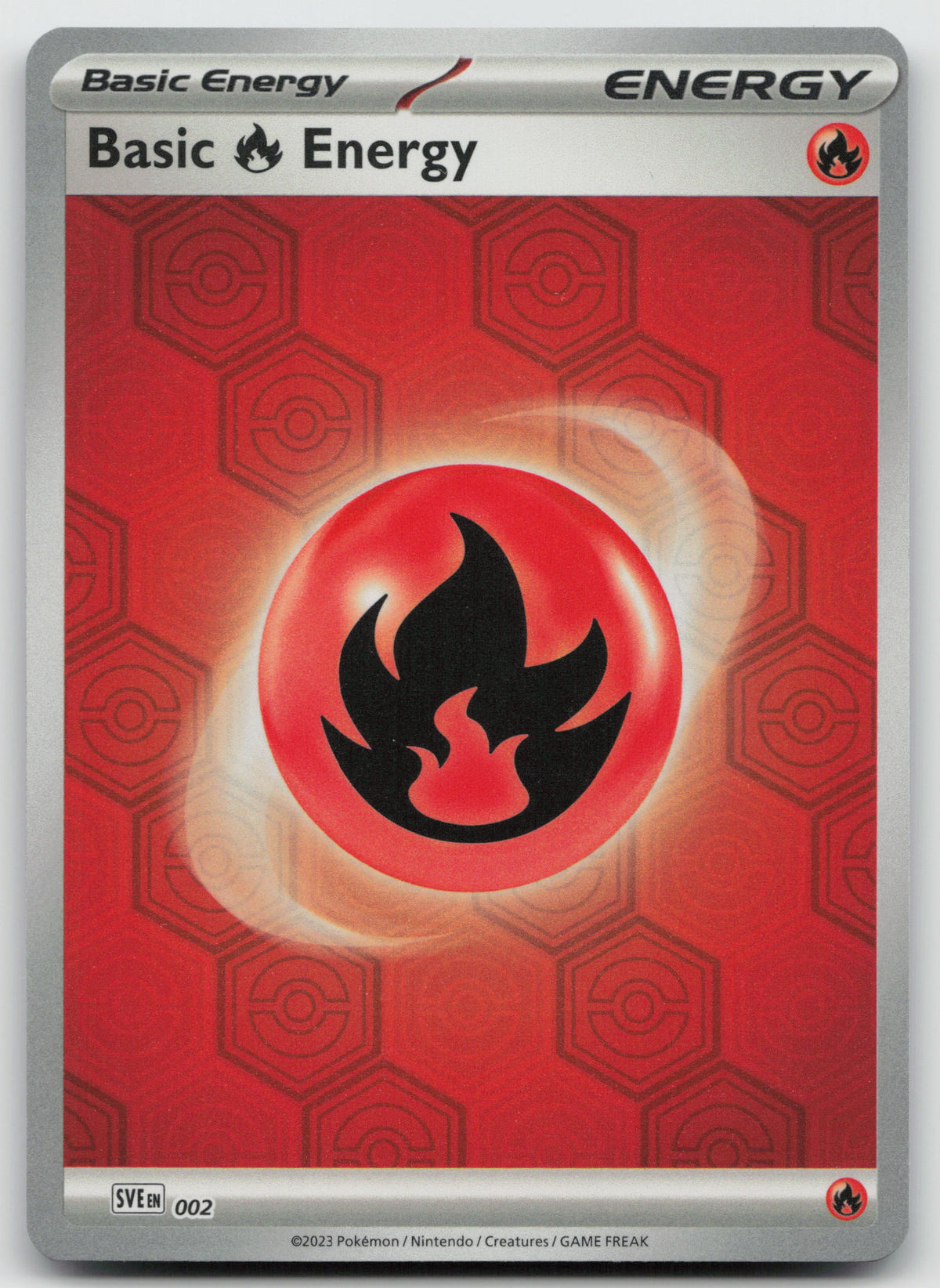 Basic Fire Energy Common Reverse Holo SV: Shrouded Fable 2 NM