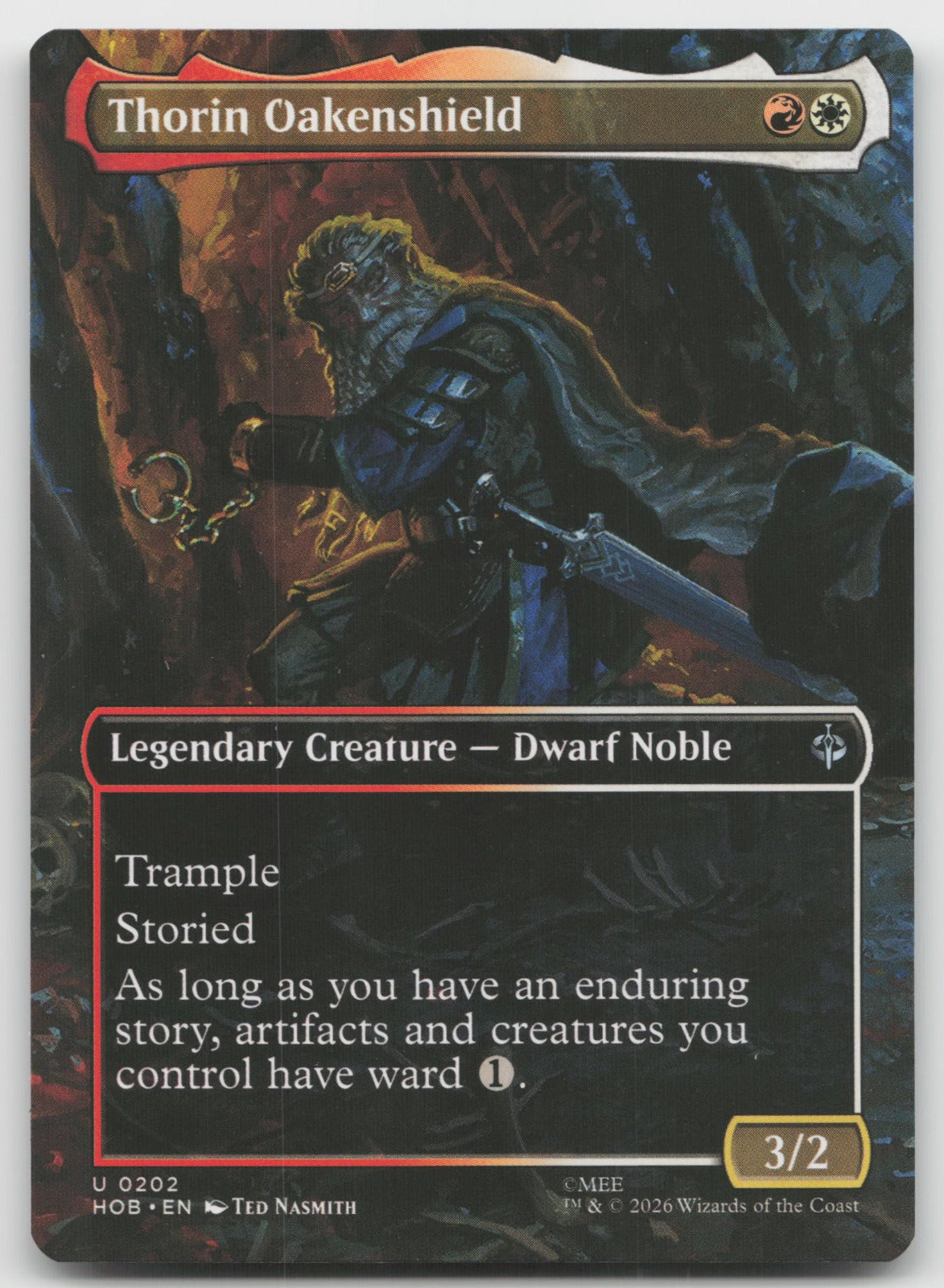Thorin Oakenshield (Borderless) U The Hobbit 202 NM