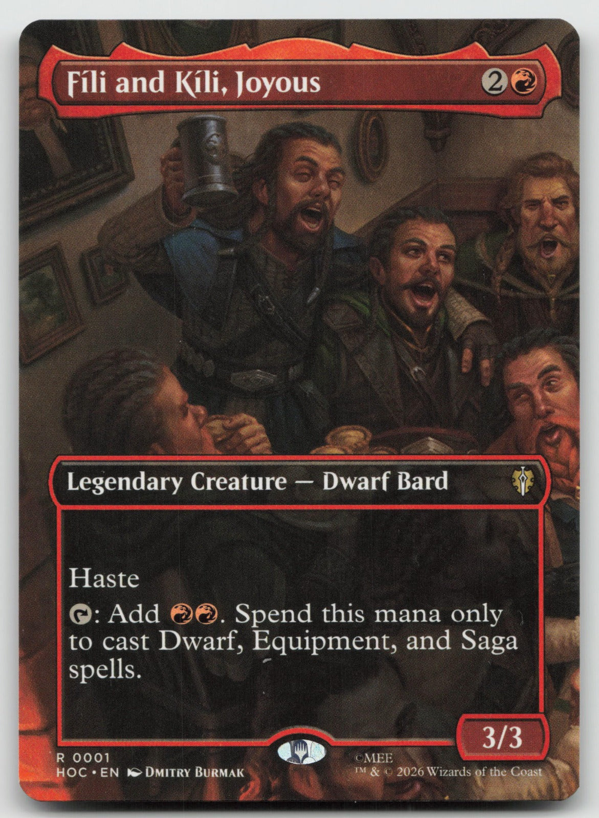 Fili and Kili, Joyous (Borderless) R The Hobbit: Eternal-Legal 1 NM