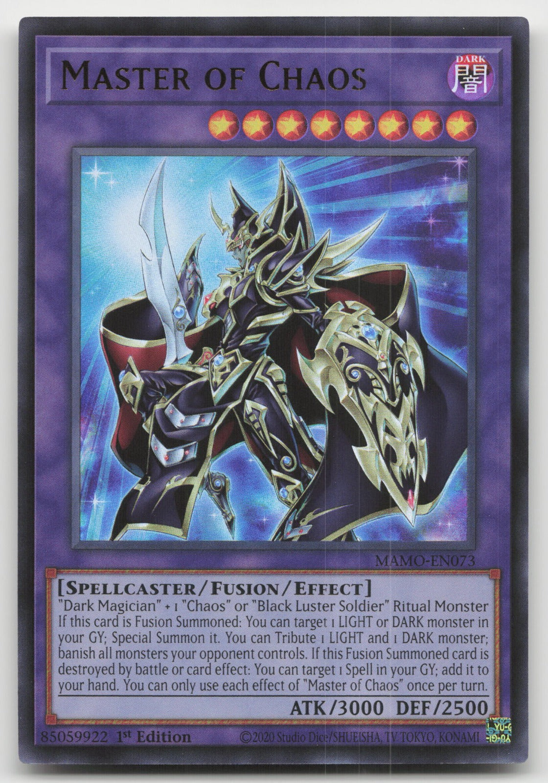 Master of Chaos 1st Edition Ultra Rare Magnificent Monsters MAMO-EN073 NM