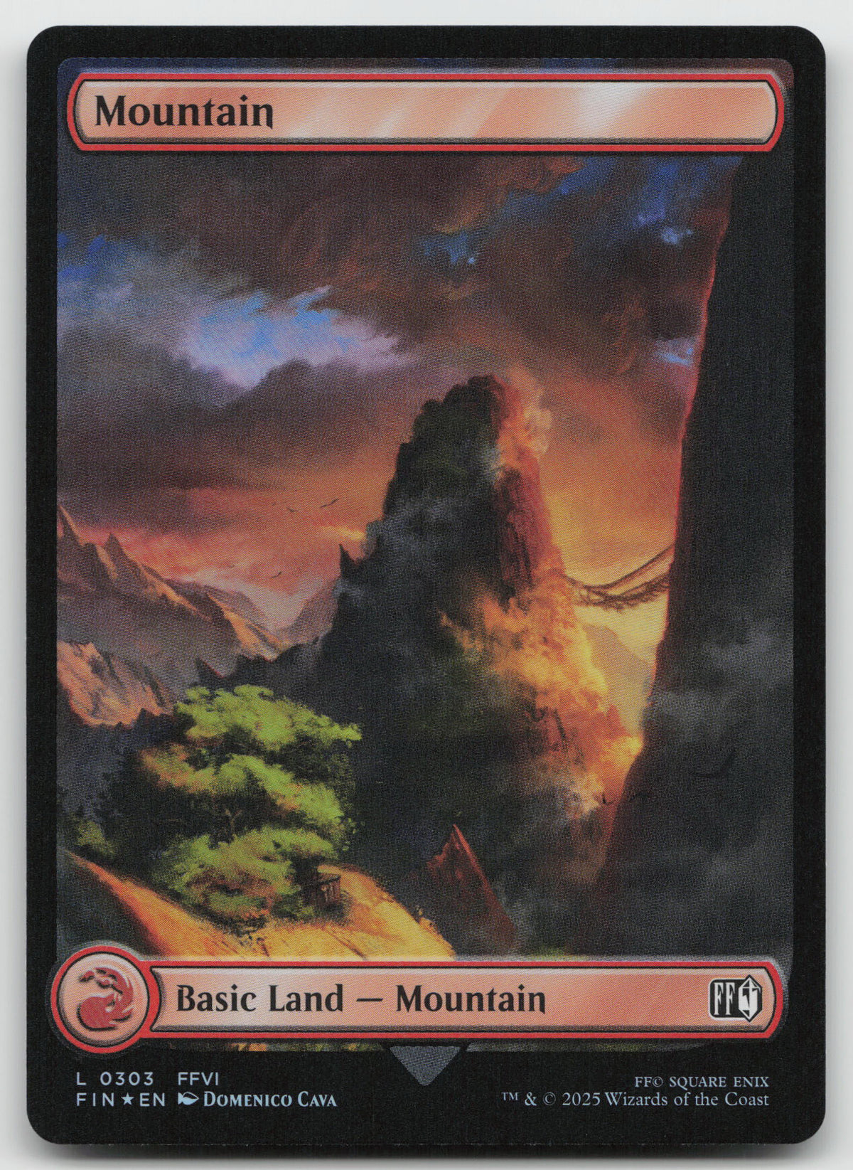 Mountain L Foil FINAL FANTASY 303 NM
