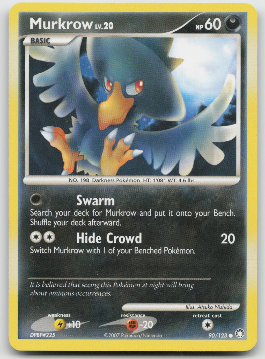 Murkrow Common Mysterious Treasures 90/123 LP