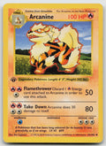 Arcanine Uncommon 1st Edition Base Set (Shadowless) 23/102 HP
