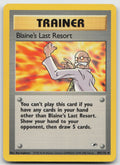 Blaine's Last Resort Uncommon Unlimited Gym Heroes 105/132 MP