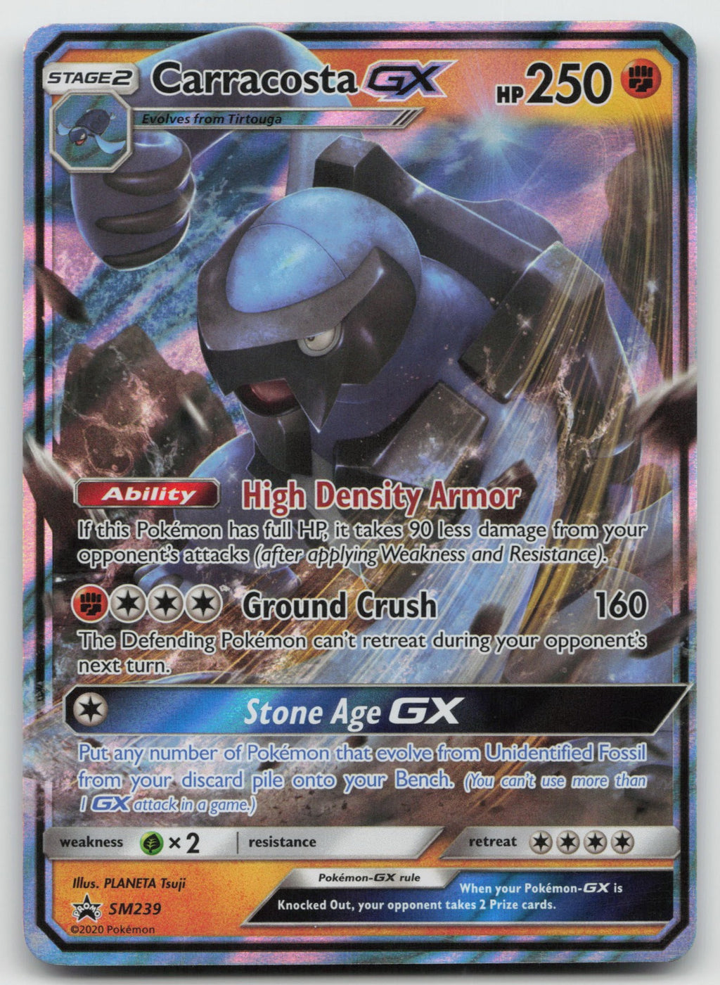 Carracosta GX Promo Holo SM Promos SM239 NM