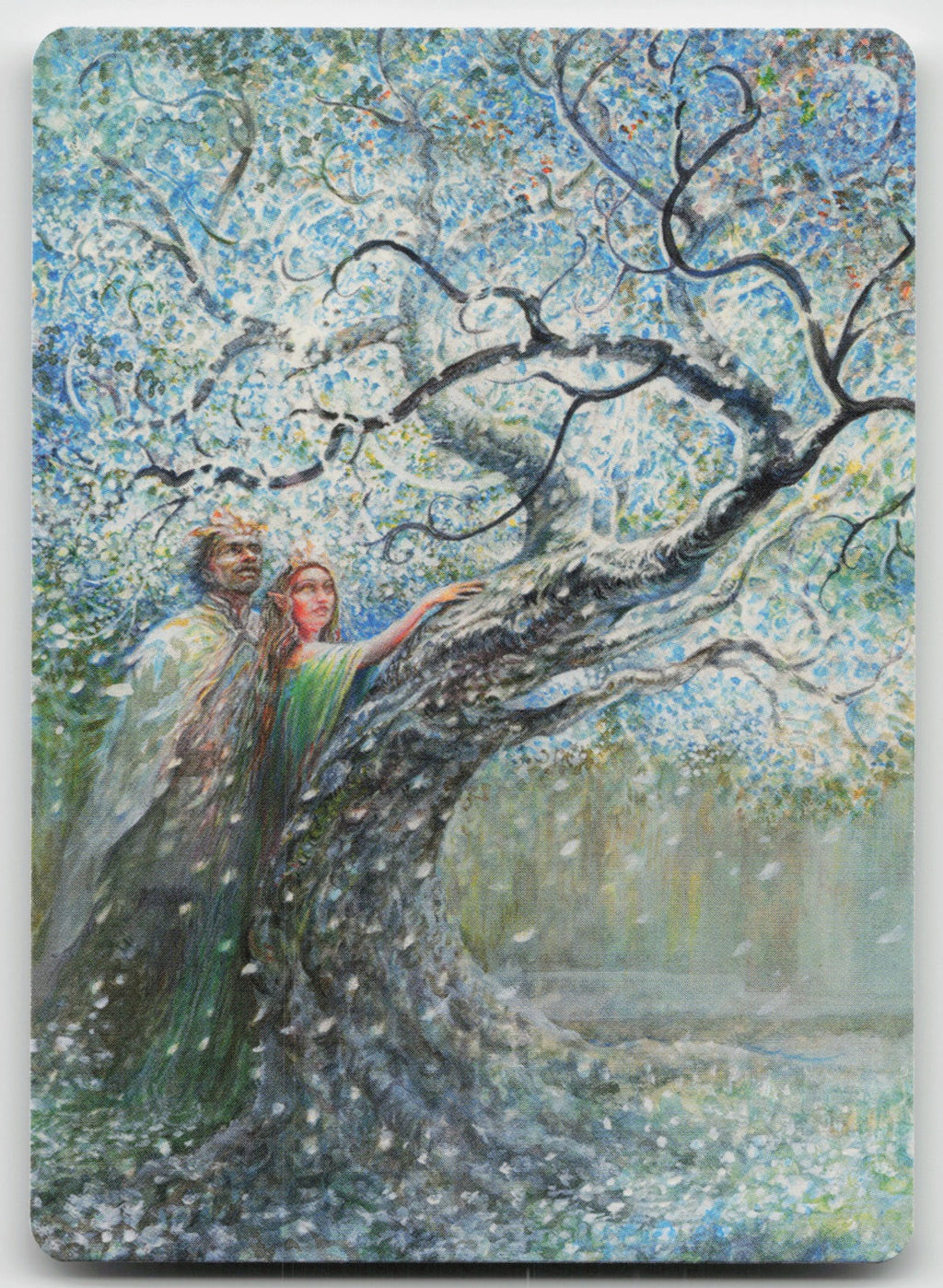 Flowering of the White Tree Art Card S Art Series: The Hobbit 27 NM
