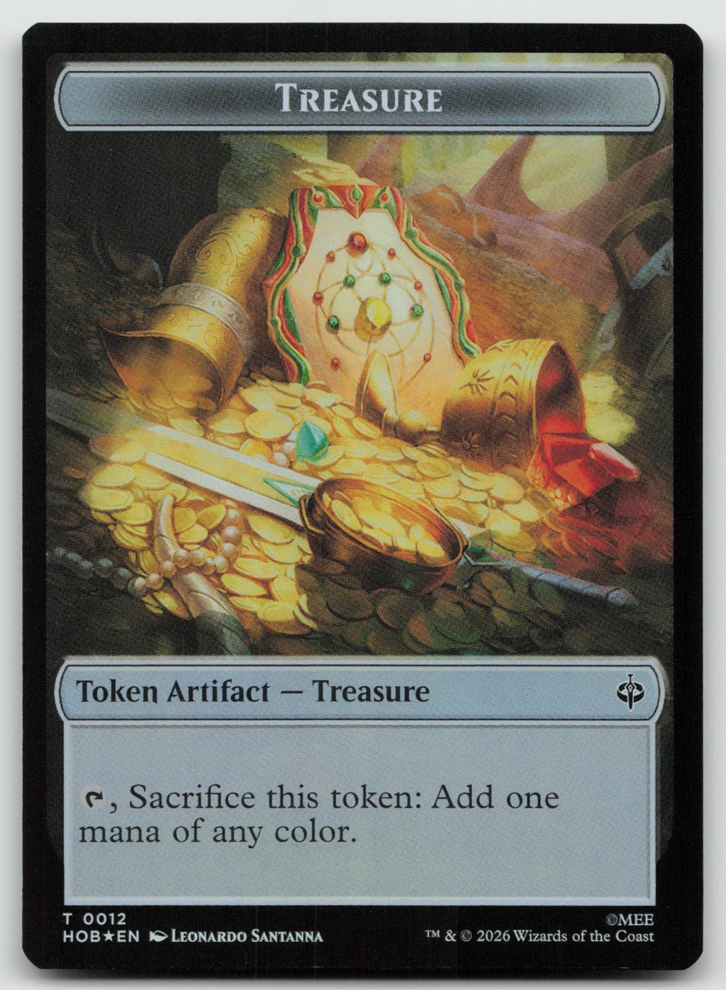 Goblin Army (0003) // Treasure (0012) Double-Sided Token T Foil The Hobbit NM