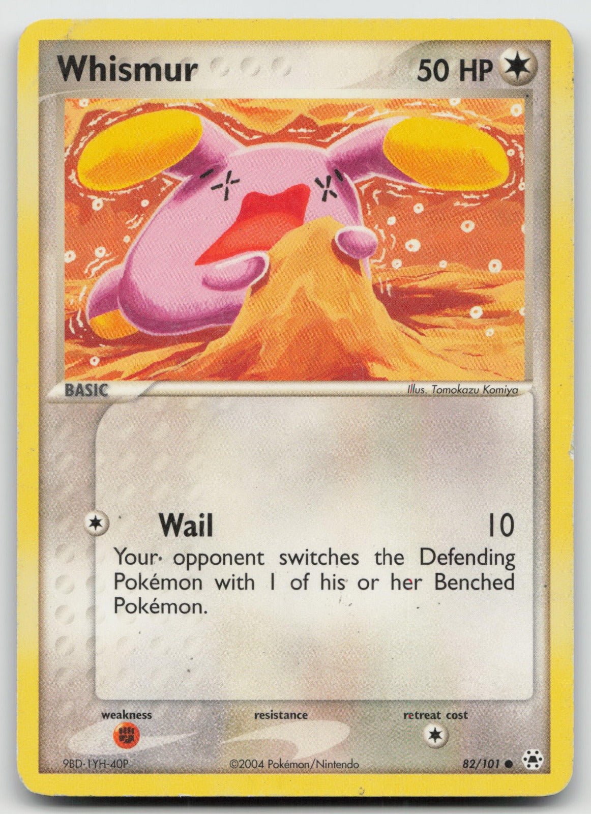 Whismur Common Hidden Legends 82/101 DMG