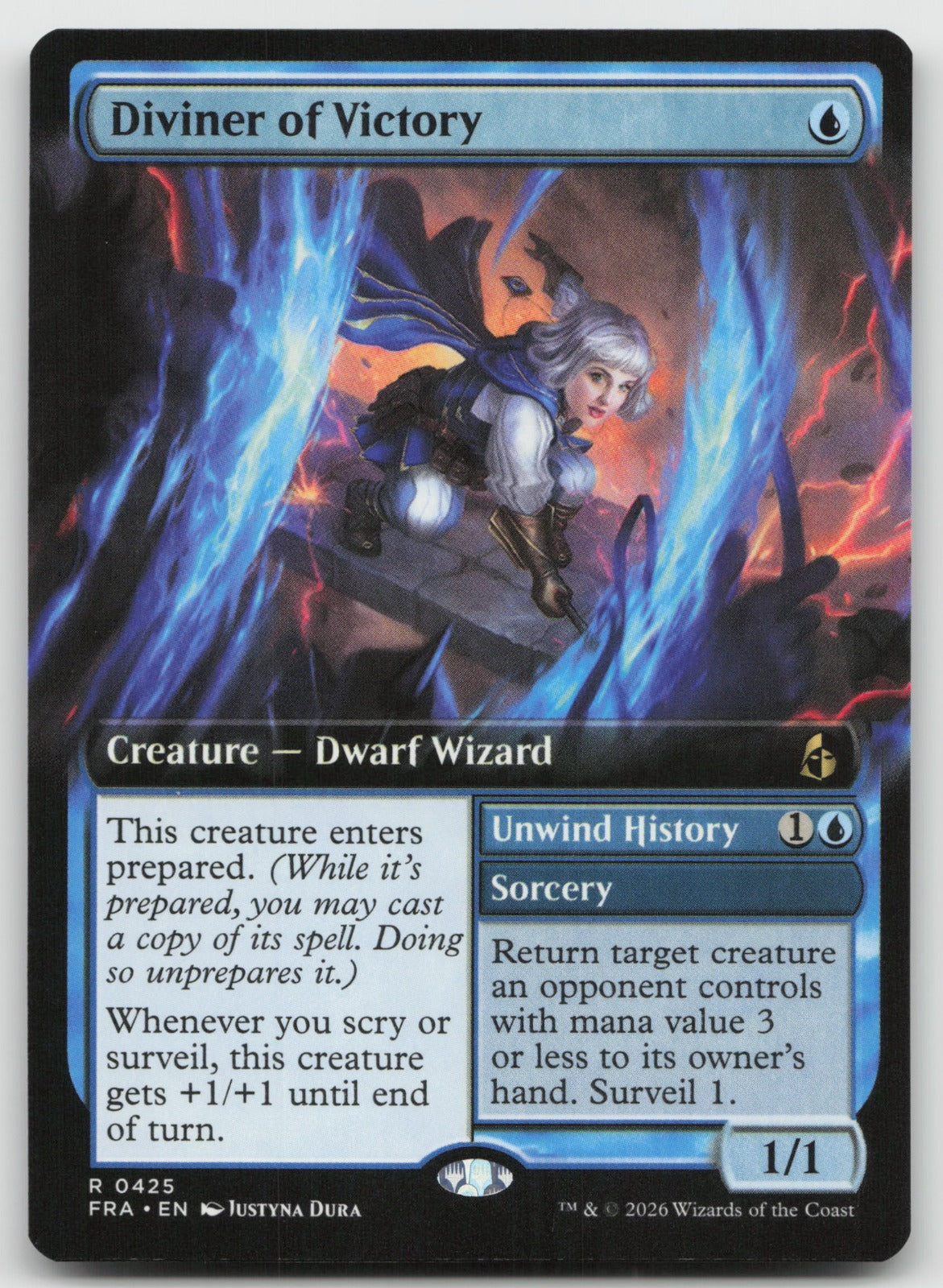 Diviner of Victory (Extended Art) R Reality Fracture 425 NM