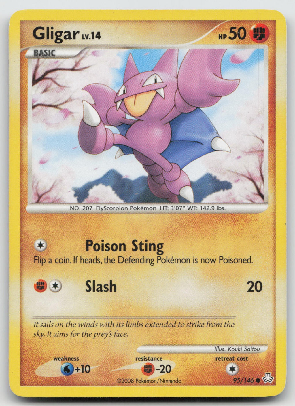 Gligar Common Legends Awakened 95/146 MP