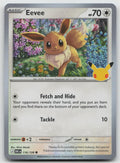Eevee Holo Common ME: 30th Celebration 116/128 NM