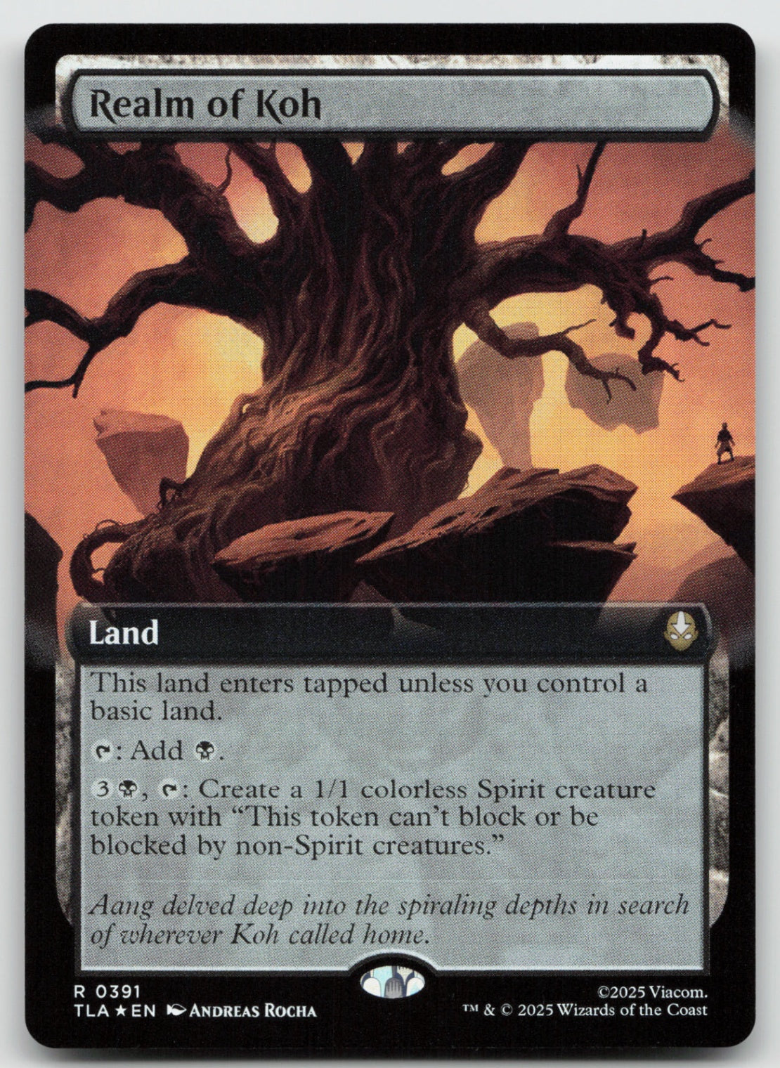 Realm of Koh (Extended Art) R Foil Avatar: The Last Airbender 391 NM