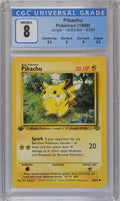 Pikachu Jungle - 1st Edition WOTC 60/64 CGC 8 NOT PSA