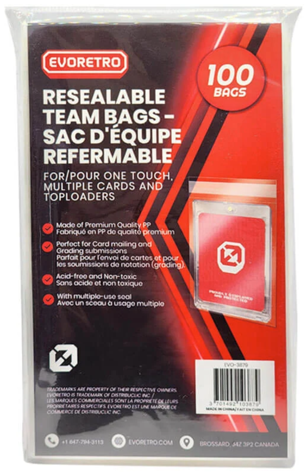 EVORETRO Team Bag - Pack of 100