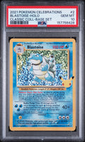 Blastoise Holo Pokemon Celebrations Classic Collection 2/102 PSA 10