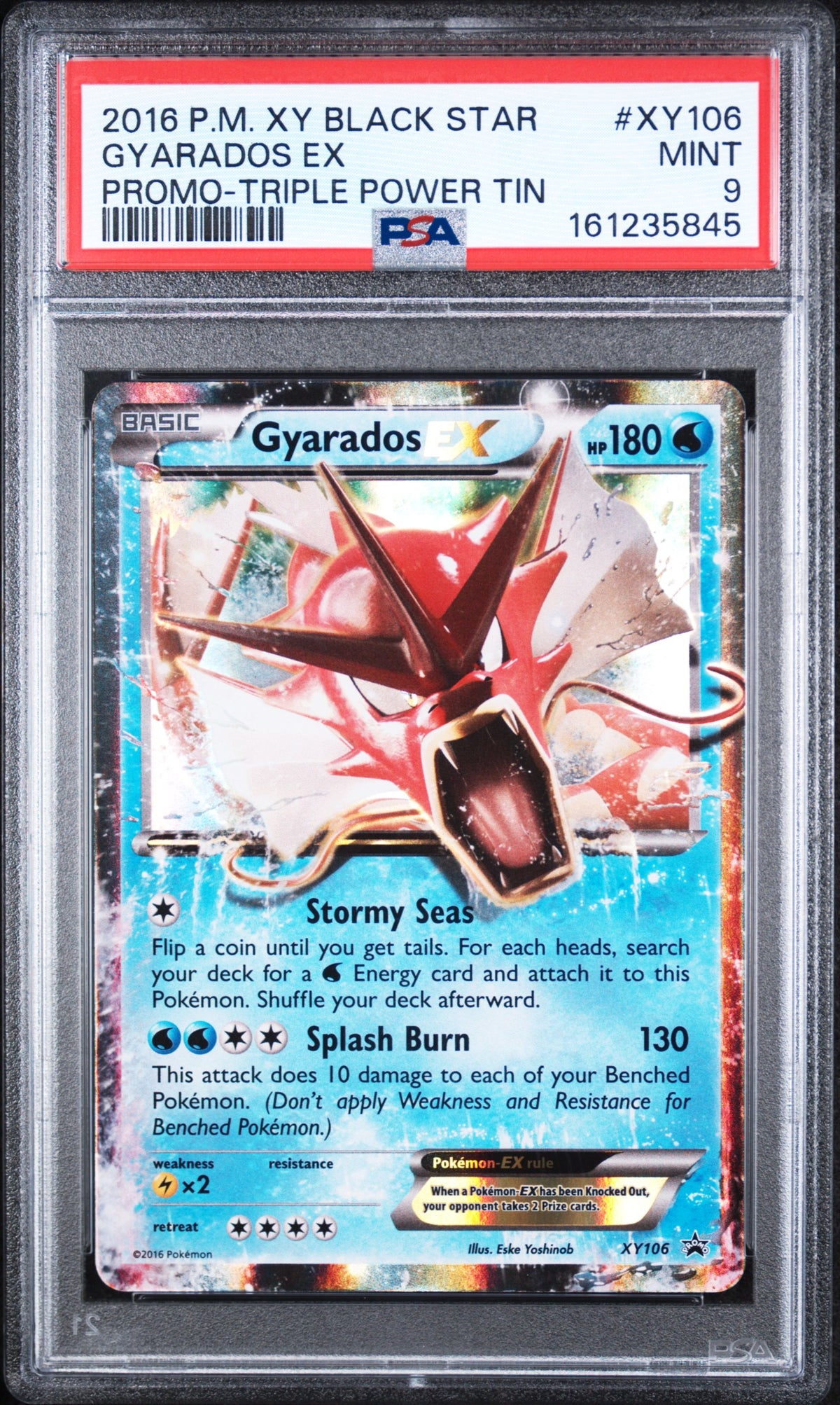 Gyarados Ex Triple Power Tin Pokemon Xy Black Star Promo XY106 PSA 9