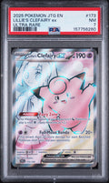 Lillie's Clefairy Ex Ultra Rare Pokemon Jtg Journey Together 173/159 PSA 7
