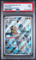 Fraxure Illustration Rare Pokemon Sfa En-Shrouded Fable 077/064 PSA 9