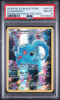 Manaphy Mythical Collection Pokemon Black Star Promo XY113 PSA 8