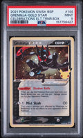 Greninja Gold Star Celebrations ETB Pokemon Black Star Promo SWSH144 PSA 9