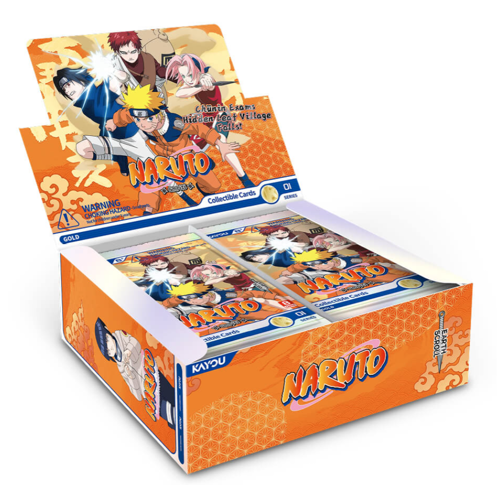 Naruto - Earth Scroll Series 1 - KAYOU - English  - Display Box (20 Packs)