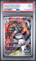 Rocket's Houndoom Illustration Rare Pokemon Dri En-Destined Rivals 191/182 PSA 9