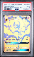 Lunala Gx Hidden Fates Pokemon Center SM Black Star Promo SM103a PSA 9
