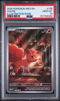 Vulpix Illustration Rare Pokemon Meg En-Mega Evolution 138/132 PSA 10