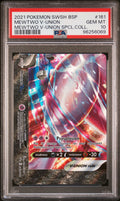 Mewtwo V-Union Pokemon Swsh Black Star Promo SWSH161 PSA 10
